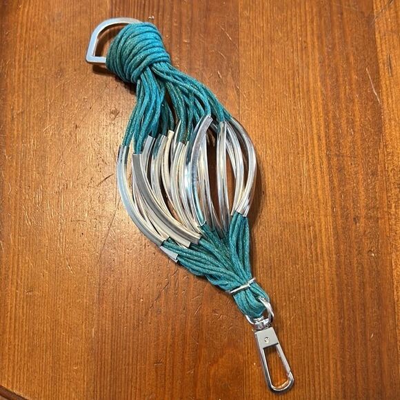 Bundle 3 for $15 Silver-tone Metal Covering Teal Multi-Strand Bracelet - Picture 5 of 10